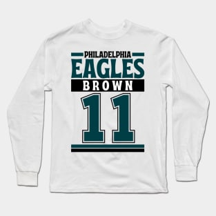 Philadelphia Eagles Brown 11 American Football Edition 3 Long Sleeve T-Shirt